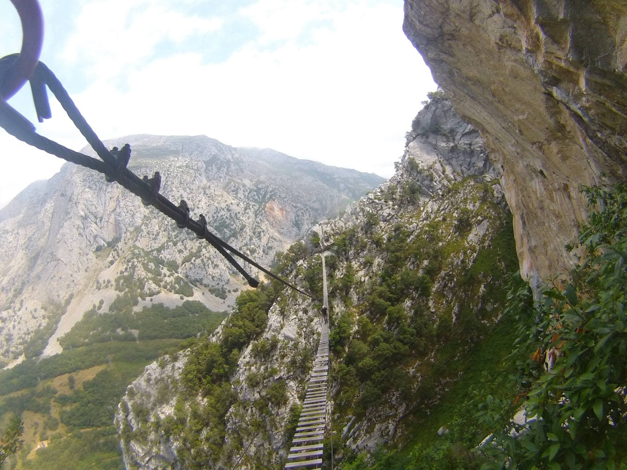 Vía Ferrata Milar y Escalera al Cielo, La Hermida