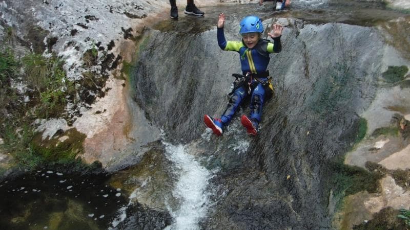 Family Canyoning in Navedo, Picos de Europa